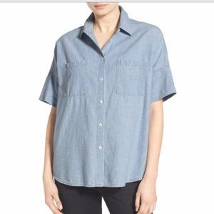 Madewell Courier Chambray Shirt XS